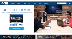 Desktop Screenshot of amx.com