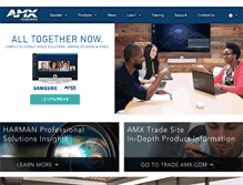 Tablet Screenshot of amx.com